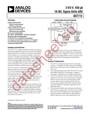 AD7715ANZ-3 datasheet  